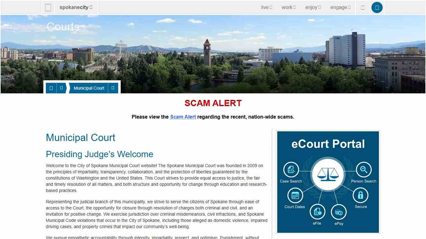 Spokane Municipal Court - City of Spokane, Washington