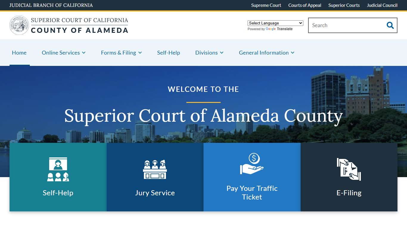 Home | Superior Court of California | County of Alameda