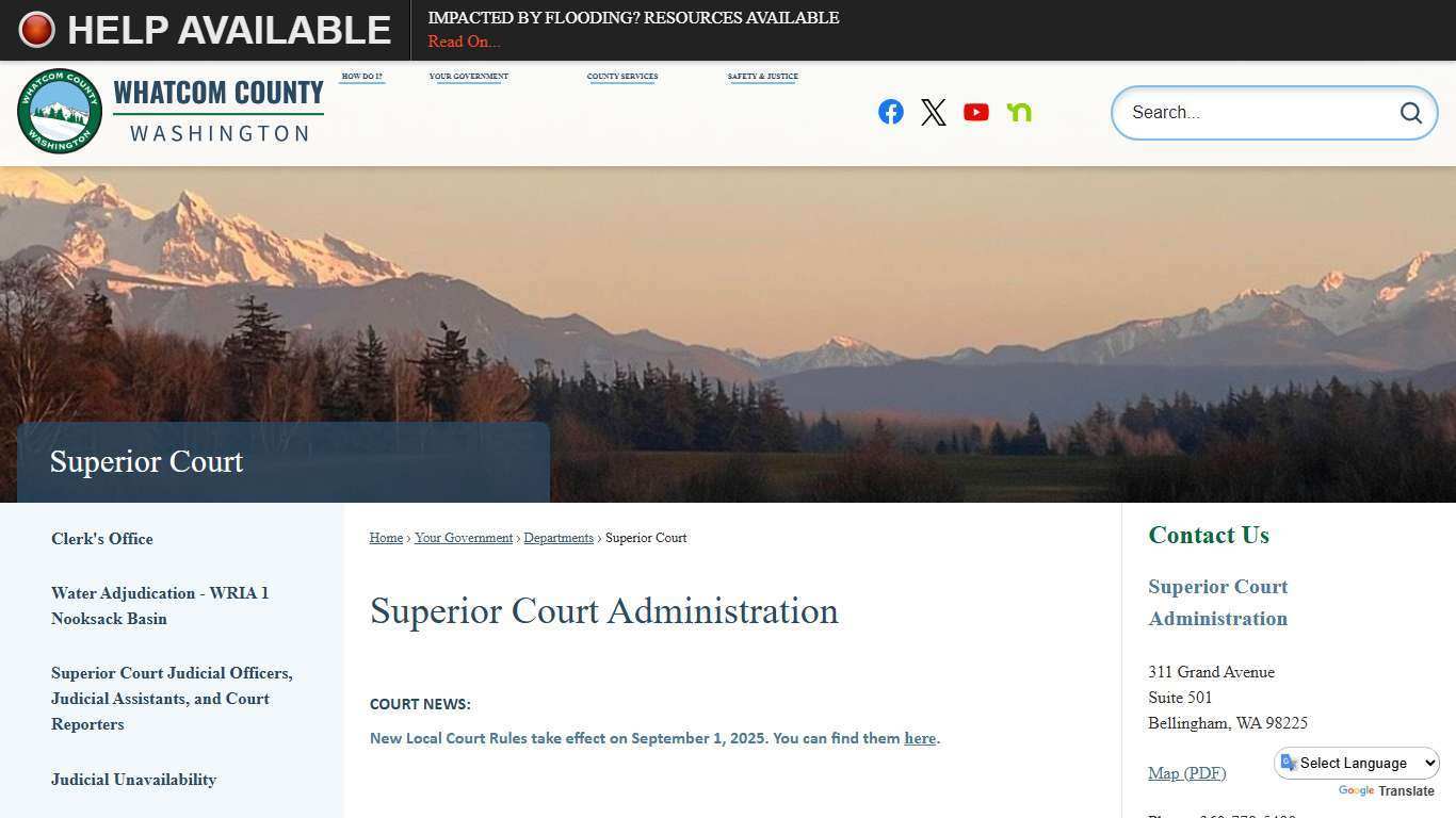 Superior Court Administration | Whatcom County, WA - Official Website